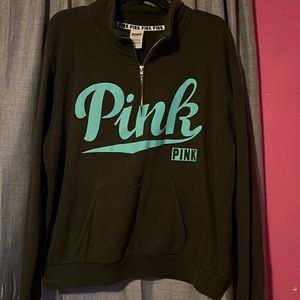 VS pink quarter zip